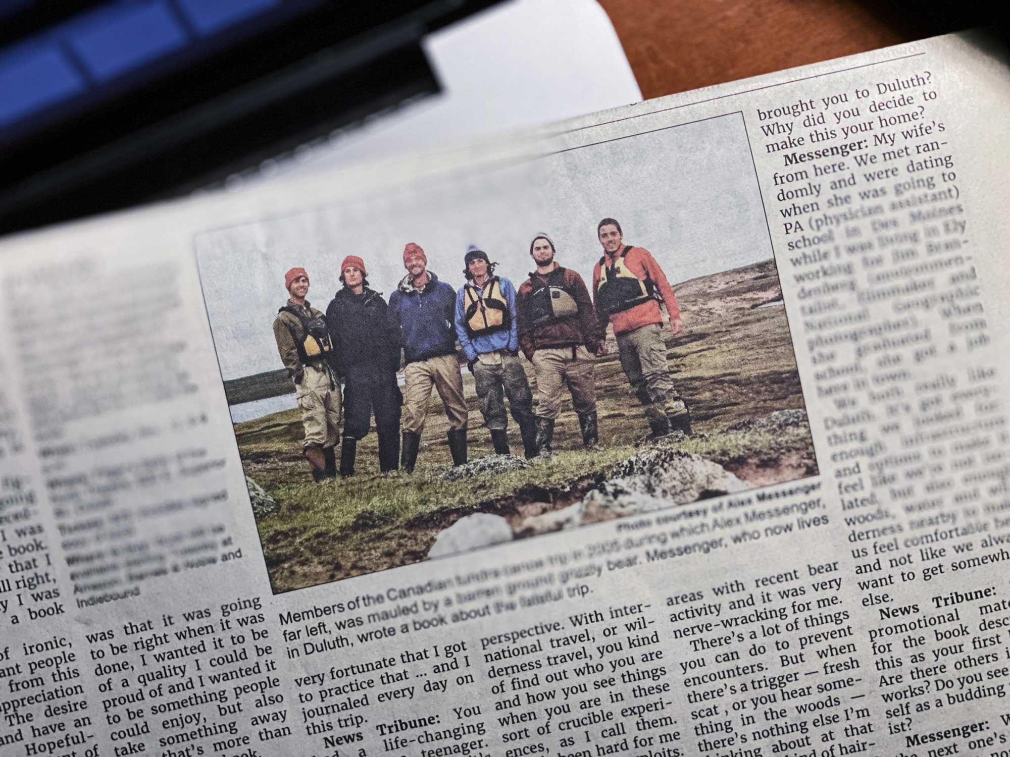 Duluth News Tribune Outdoor Feature